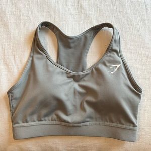 Gymshark Razorback Sports Bra (Gray)
